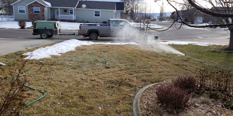 Irrigation and Lawn Sprinkler Blow Out Services