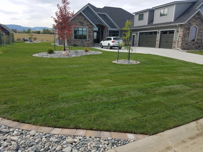 Landscaping at the Powder Horn by Sheridan Lawn and Landscaping, LLC